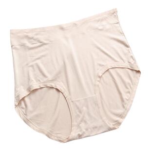 大码女士莫代尔内裤高腰收腹 200斤三角裤胖mm不卡pp无痕加长裆底