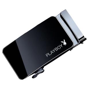 花花公子合金皮带扣头3.5cm男士自动扣带身高档卡扣新款裤带正品