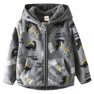 秋冬季新款保暖宝宝抓绒加厚外套