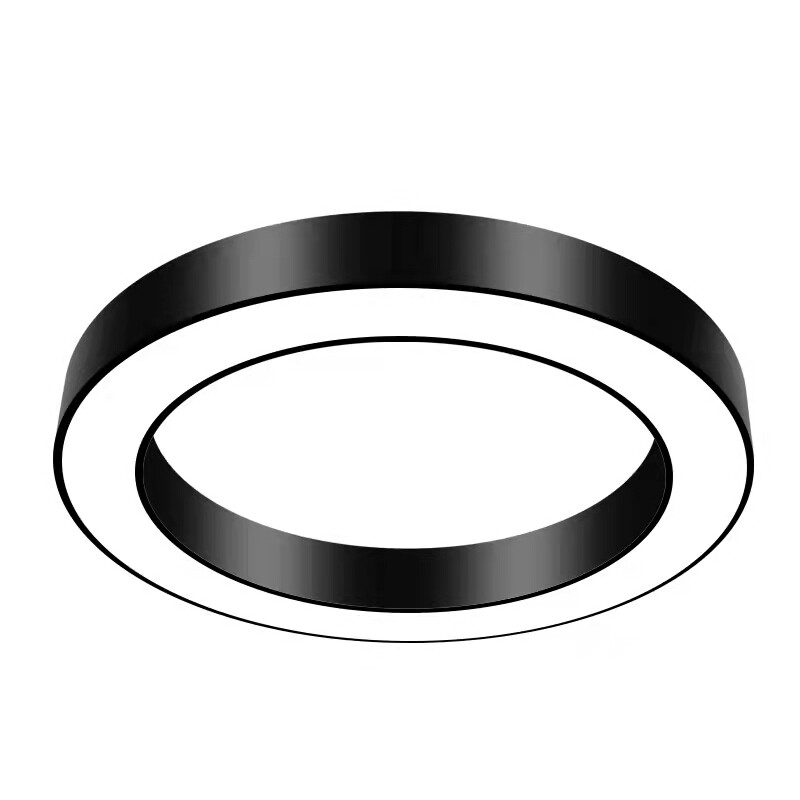 led圆形拼接造型灯电玩城网咖健身房商场超市工业风空心圆环吊灯