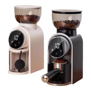 宝选咖啡磨豆机电动一体小型家用意式咖啡套装磨粉机咖啡豆研磨机