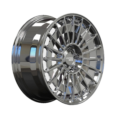 LEATEEN雷霆镁锻S806锻造轮毂精抛银奥迪红旗蔚来极氪小米SU7 YU7