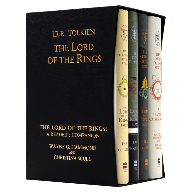 指环王60周年纪念版 英文原版小说 The Lord of the Rings 魔戒原版故事 电影原著科幻小说 托尔金精装插图版史诗级奇幻小说
