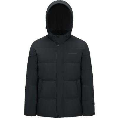 波司登休闲连帽爸爸短款羽绒服