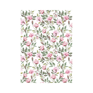 山花烂漫 硫酸纸手帐素材纸活页替芯分隔内页植物系手账本diy装饰