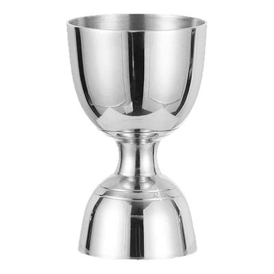 KLP不锈钢印第安式量酒器量杯盎司杯30/60ml带刻度双头jigger