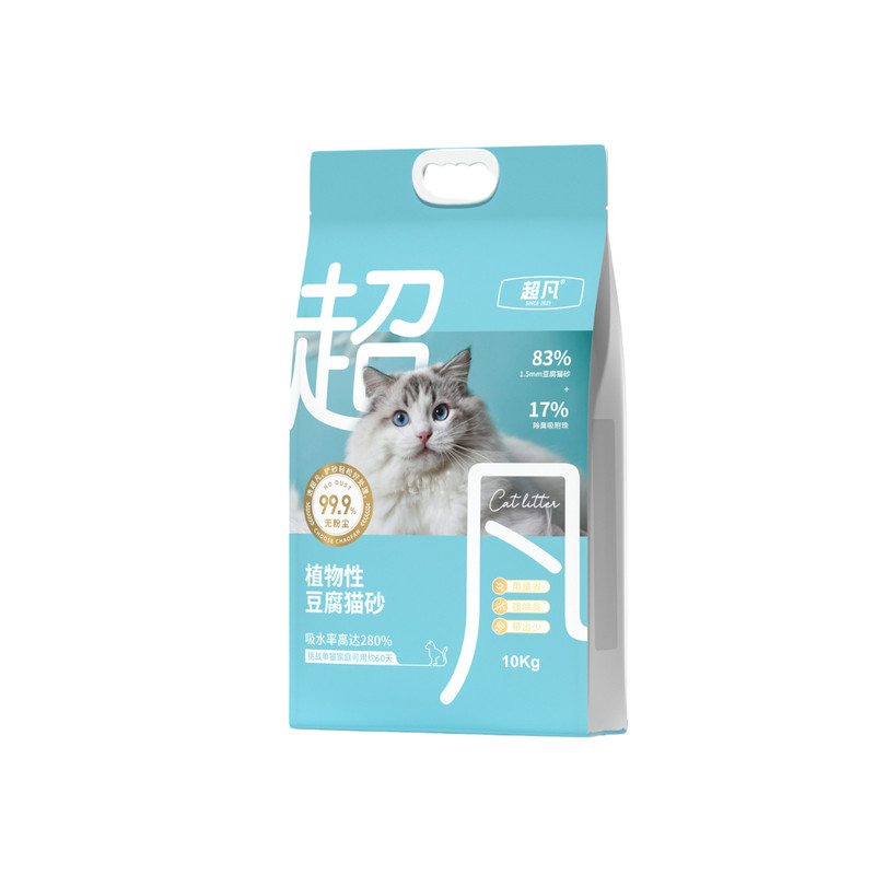 超凡豆腐猫砂无尘猫除异味防尘