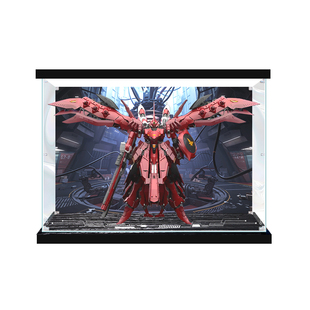 适用机甲ZMX42 FIREHAWK焰鹰夜莺模型亚克力展示盒透明收纳防尘罩