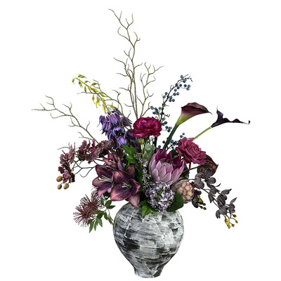 复古风高级感逼真装饰花艺摆件