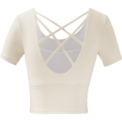 【免穿内衣】【美背】瑜伽服上衣