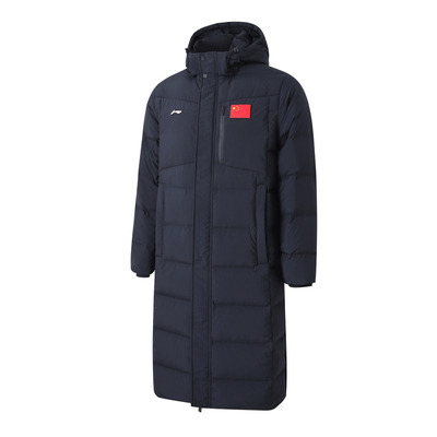 李宁长款羽绒服男女同款