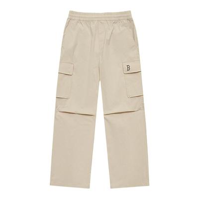 MLB男运动梭织裤休闲长裤