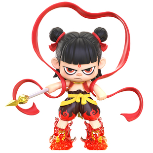 【现货】灵动创想哪吒之魔童闹海2搪胶大娃战斗版手办大号摆件