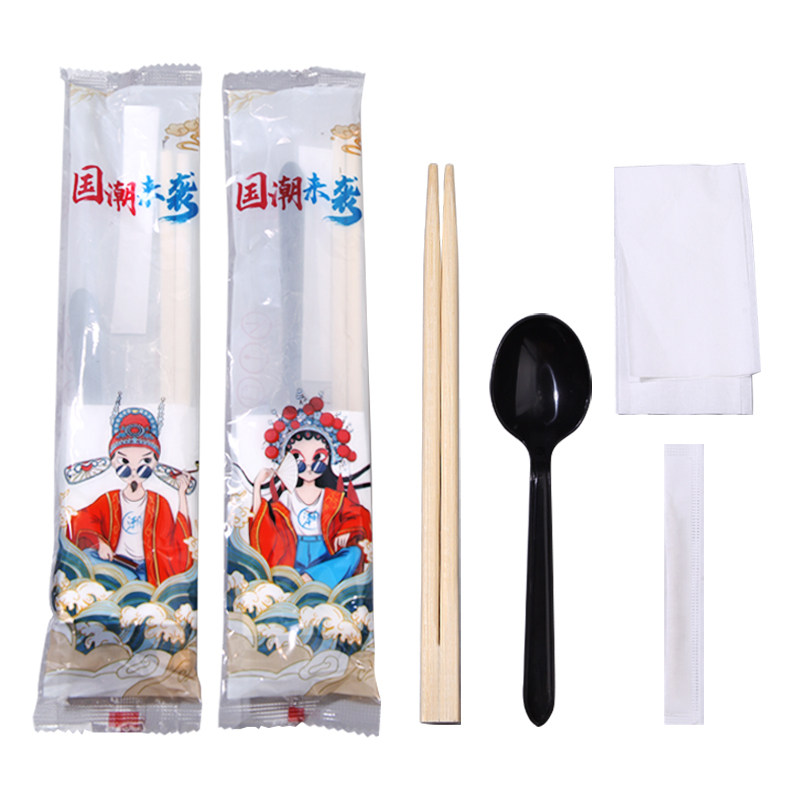 一次性筷子套装四件套餐具包