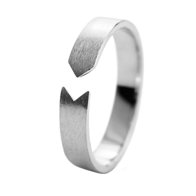 方向纯银情侣Differentyoung对戒