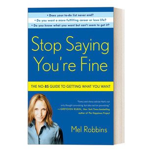 英文原版 Stop Saying You're Fine 发现更强大的自己 用微行动活出你想要的人生 自我提升 豆瓣推荐 Mel Robbins 英文版 进口书籍