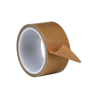 铁氟龙胶带耐高温绝缘防烫布高粘隔热布无痕特氟龙特富龙高温胶带胶布封口真空包装热合机发热丝防粘耐300度