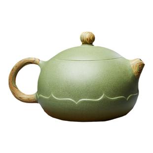 高端手工高端轻奢紫砂壶套装家用送礼西施壶豆青砂泡茶壶办公室