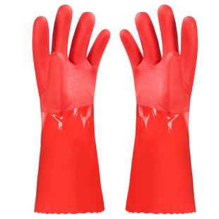 洗碗手套加绒防水加厚橡胶胶皮一体绒保暖厨房家务洗衣服男女大码