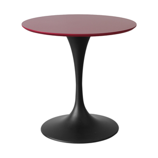 北欧多巴胺郁金香圆桌小户型家用彩色小圆桌奶茶店休闲洽谈咖啡桌