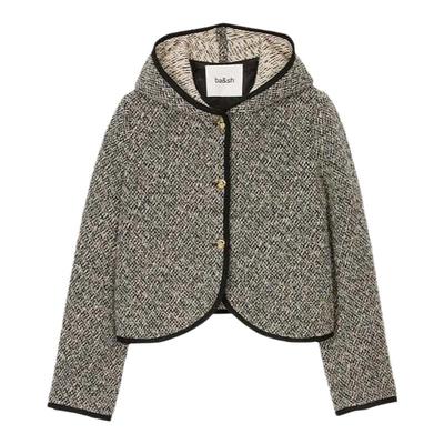 ba&sh杂花弧形下摆夹克外套