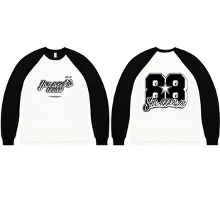 swag儿童街舞演出服嘻哈宽松夹克bboy套装跳舞裤子男童hiphop潮服