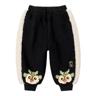 嘟嘟家年装宝宝拜年服裤子儿童唐装新年装男童过年服女童周岁礼服