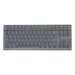 适用87键ikbc机械键盘保护膜C87 C200硅胶透明按键套防尘垫W200高键帽专用键盘凹凸硅胶垫罩全覆盖Z200 F400