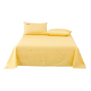 水星家纺母婴A类儿童床单单件抑菌卡通全棉被单纯棉床品