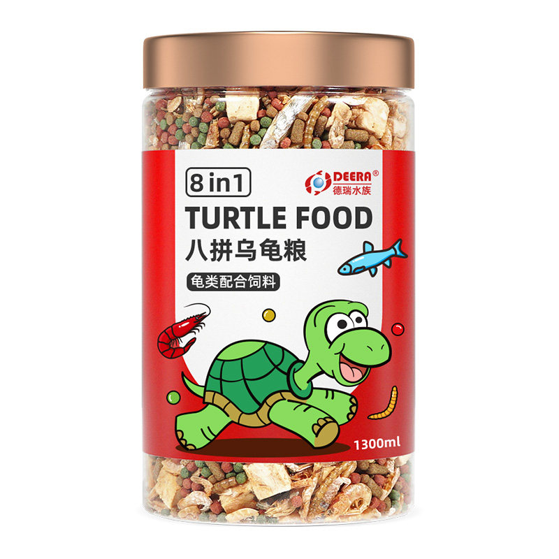 龟粮乌龟饲料草龟巴西龟鳄龟虾干