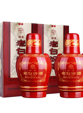 汾酒475ml*2瓶53度醇柔老白汾酒