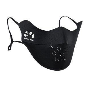 熊猫户外防晒口罩防紫外线女高颜值遮阳全脸面罩医美术后防护脸罩