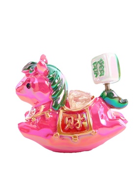 2026年马到成功水晶盲盒摆件手办