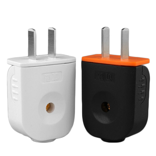 【3500W】插头二脚可旋转大功率弯头折叠16A加厚连体纯铜阻燃插头