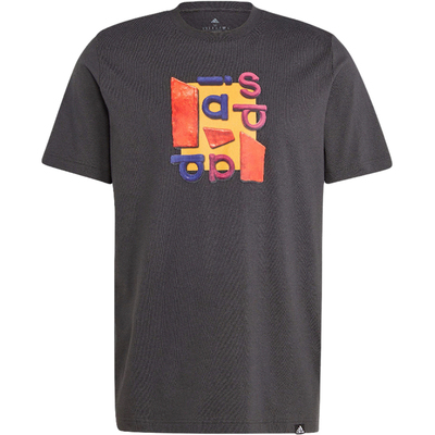 阿迪达斯男士休闲运动短袖