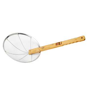 漏勺大不锈钢笊篱 商用捞面捞饺子漏勺过滤网 大号厨房油炸漏网筛