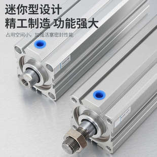 125 B长行程带磁 200 150 100 薄型气缸外牙ACQ25