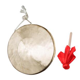 铜锣纯铜高音手锣锣鼓乐器小锣21cm公分中音低音专业响铜秦青乐器