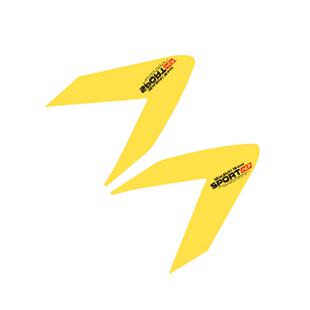 专用于13-17款新朗逸朗行美规大灯贴 仿撞警示反光贴条改装饰贴片