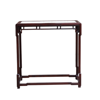 红木花架东非酸枝小条案明式花几