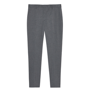 POWO九分裤韩版修身小脚裤男士休闲裤秋季西裤裤子英伦薄款西装裤