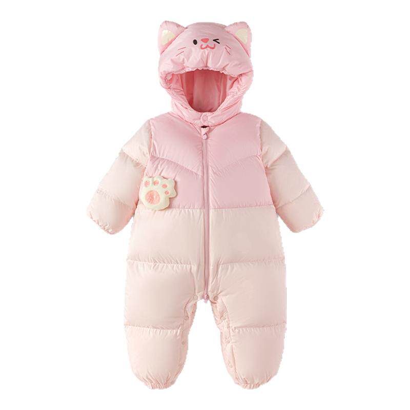 巴拉巴拉婴儿羽绒服连体衣宝宝