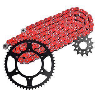 适配胡萨博格FE350 390 450 570 FX450改装牙盘链轮链条套链配件