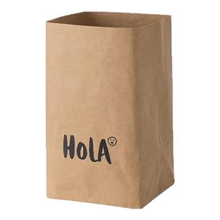 整理师推荐可水洗牛皮纸袋收纳袋蔬菜水果分装袋子厨房可重复利用