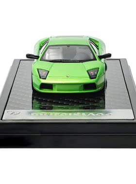 LCD 1:64 兰博基尼初代蝙蝠Murcielago 合金开盖 仿真汽车模型绿