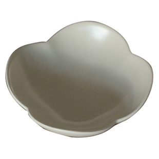 三分静 草木灰釉花瓣调味碟蘸料碟子小酱碟醋碟酱油碟火锅蘸料碗