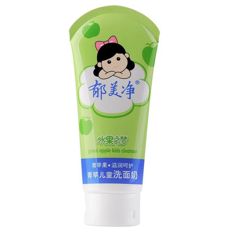 郁美净儿童鲜奶水果洗面奶80g