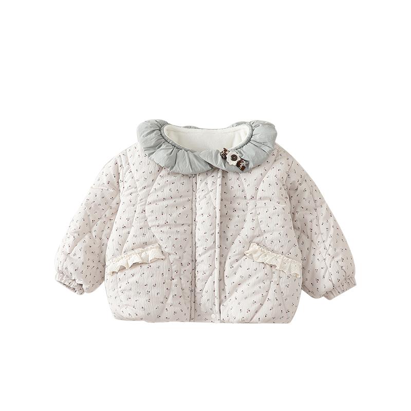 MOMOCO玛米玛卡女宝北欧加厚棉服