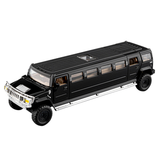 1:32加长版悍马H2合金车模仿真豪华小轿车汽车模型摆件儿童玩具车