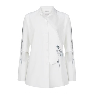 张杰明星同款韩版白色西装男士高级感新中式刺绣束绳道袍休闲西服